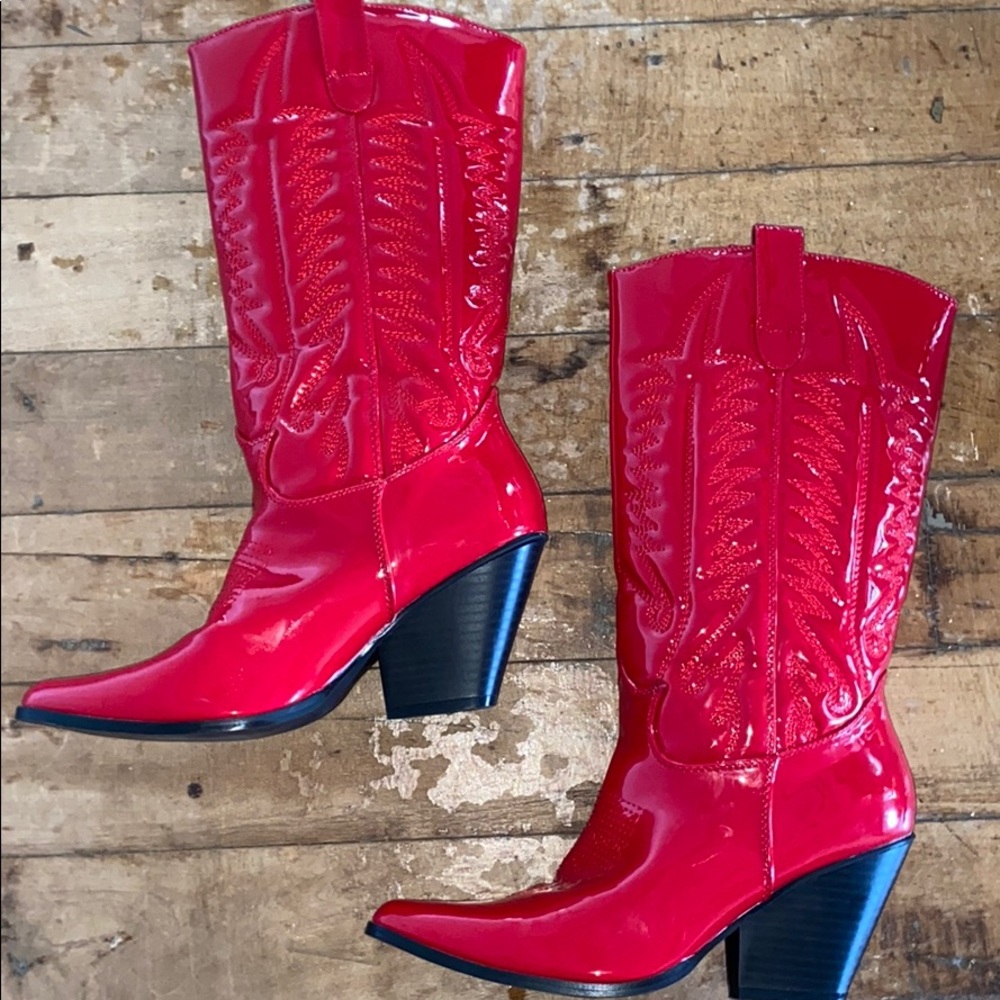 Red Hot Cowboy Boots